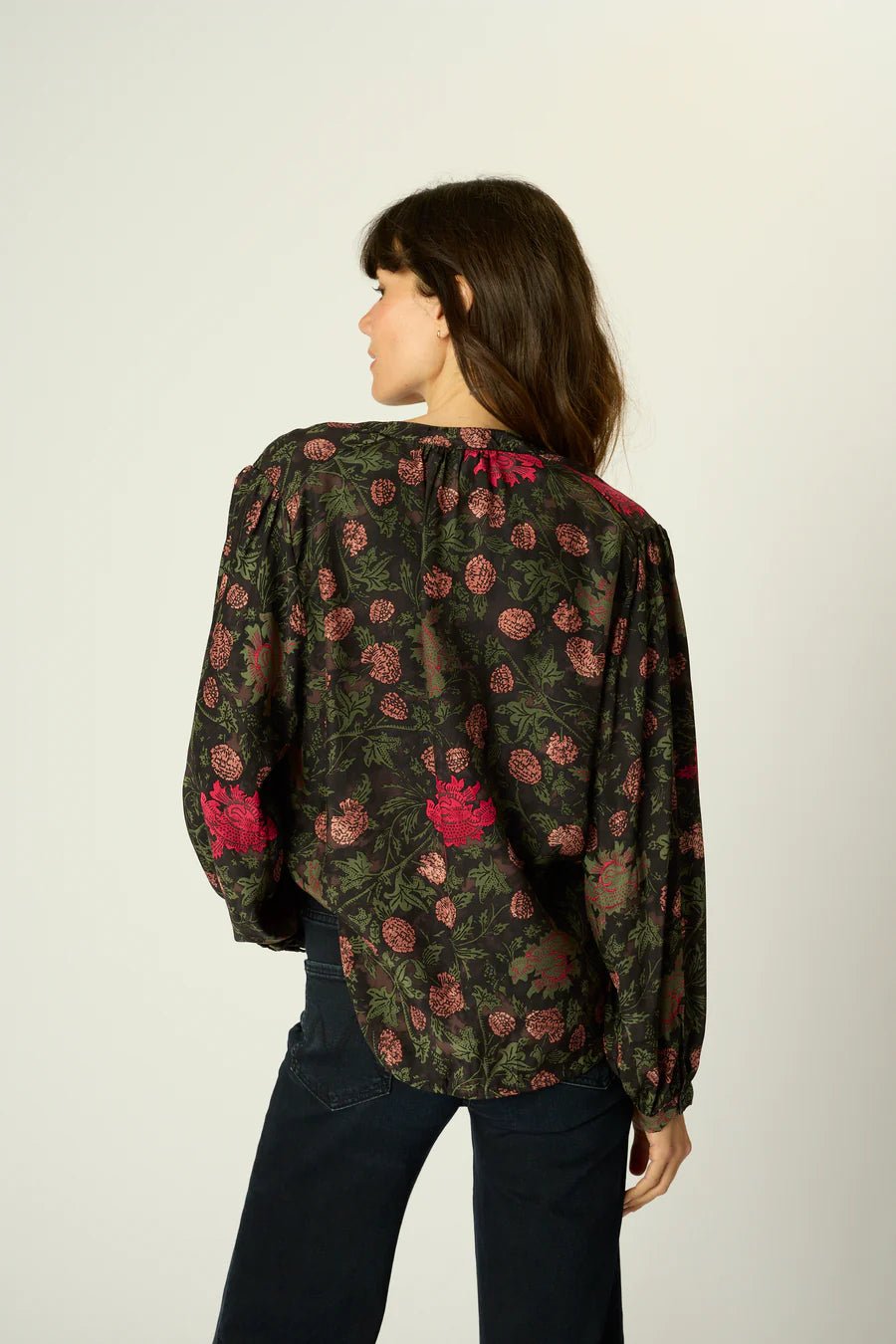 Natalie Martin - Tolan Shirt in Lehua Black - Kalifornia Jean Bar
