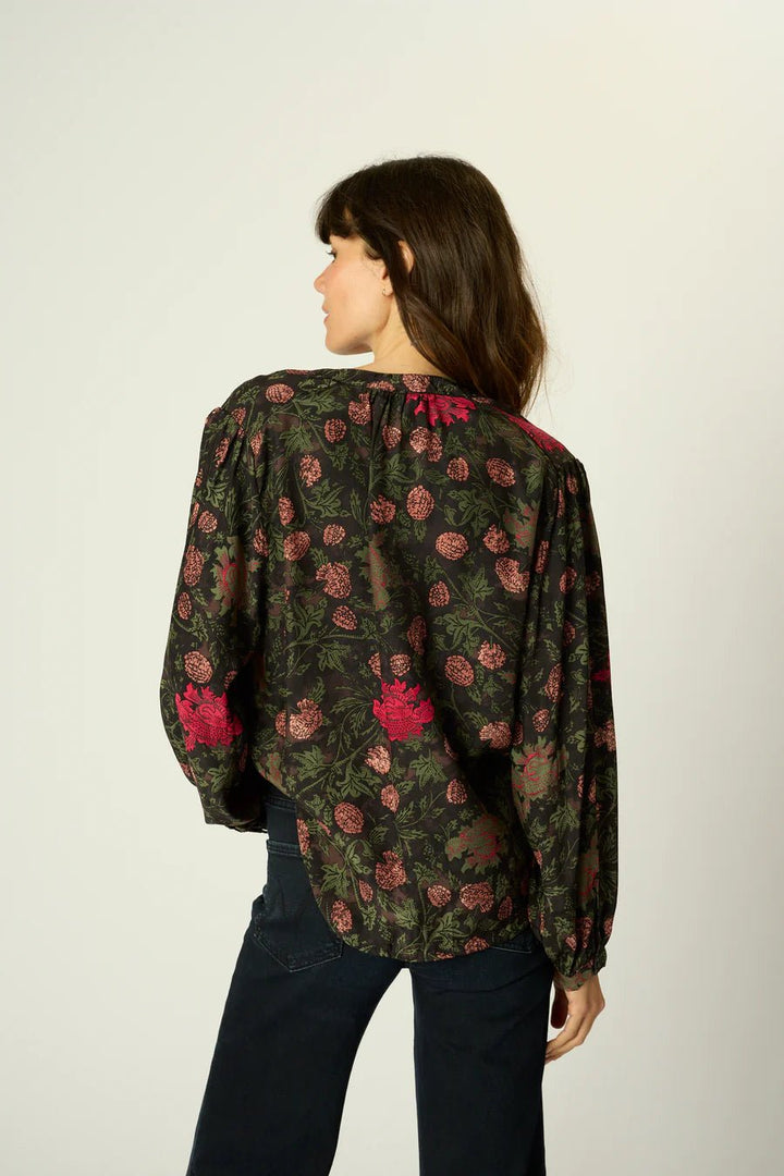 Natalie Martin - Tolan Shirt in Lehua Black - Kalifornia Jean Bar