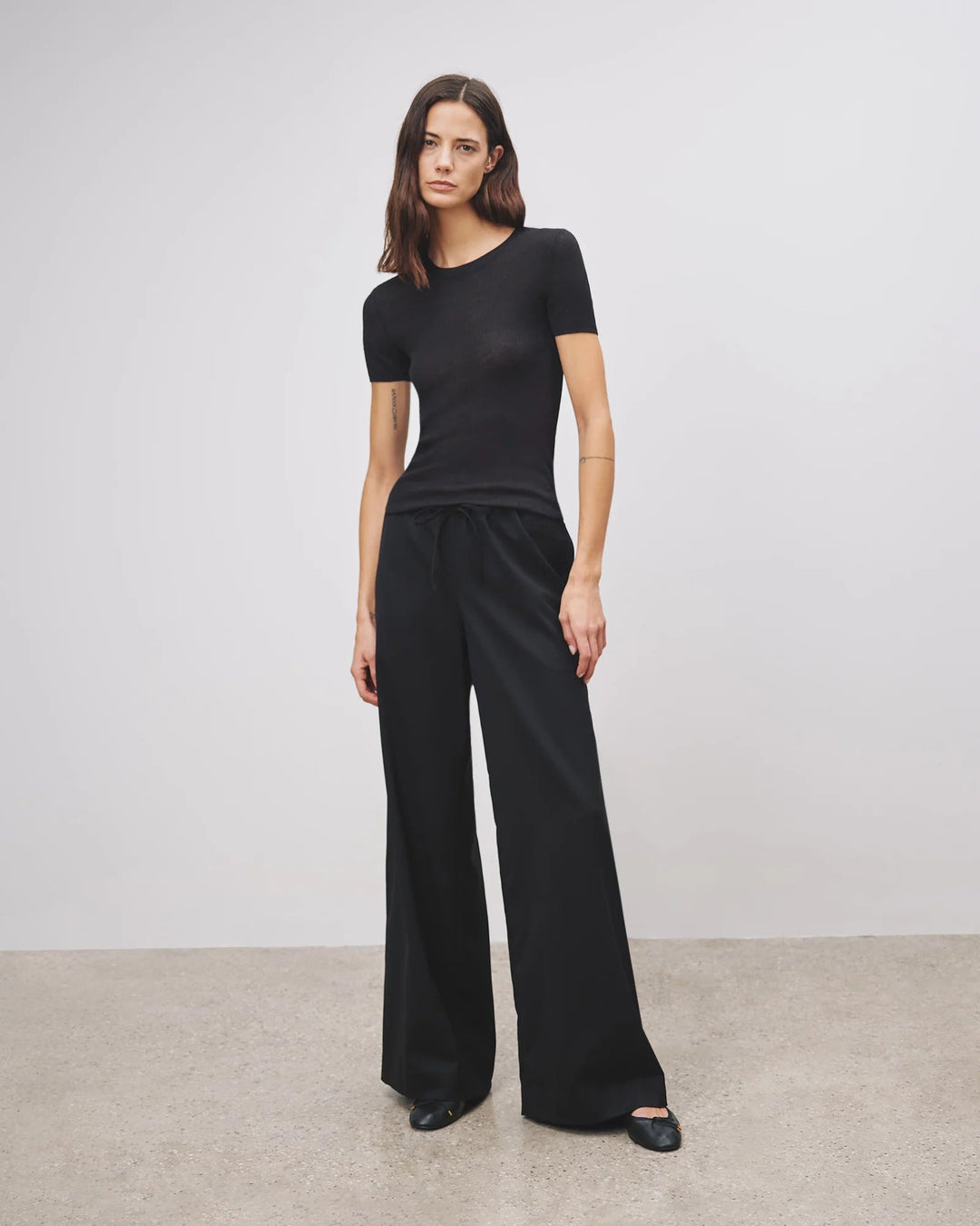 Nili Lotan - Adriel Pant in Black - Kalifornia Jean Bar