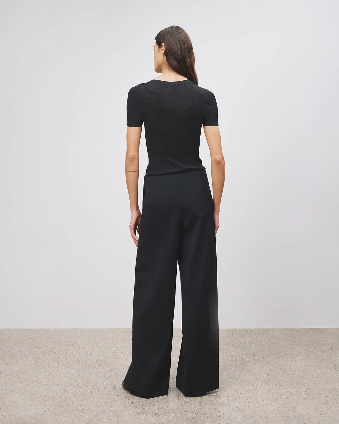 Nili Lotan - Adriel Pant in Black - Kalifornia Jean Bar