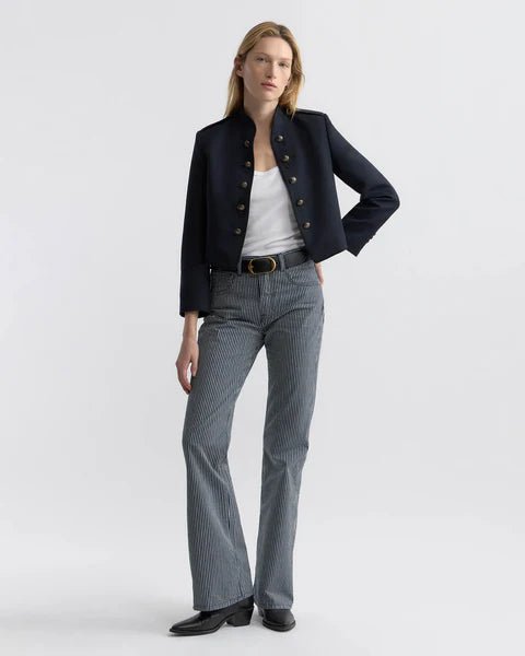 Nili Lotan - Celia Railroad Striped Jean - Kalifornia Jean Bar