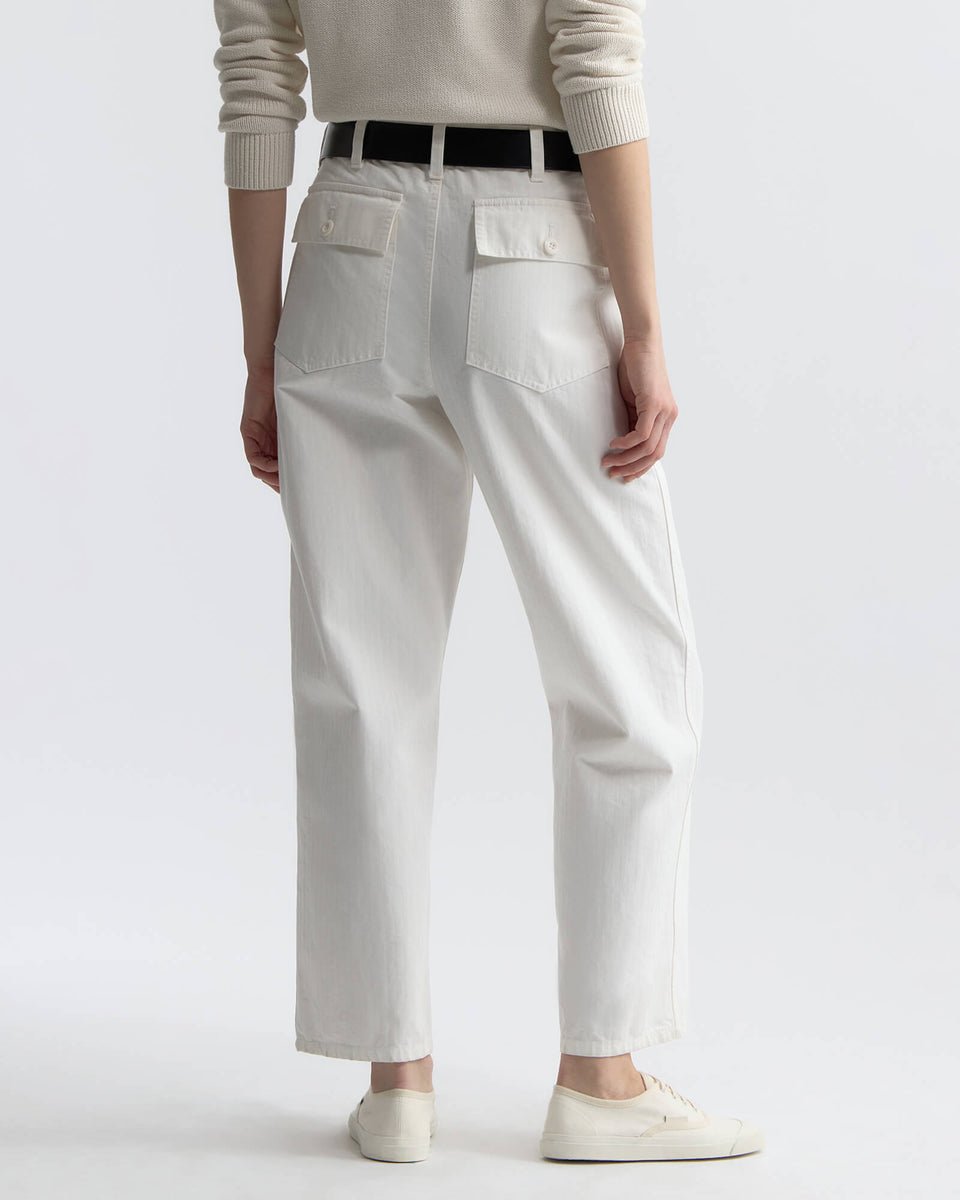Nili Lotan - Earl Pant in Vintage Cream - Kalifornia Jean Bar