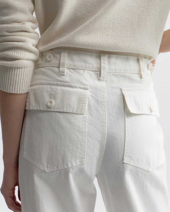 Nili Lotan - Earl Pant in Vintage Cream - Kalifornia Jean Bar