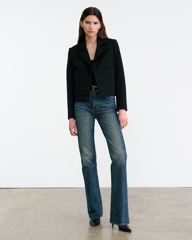 Nili Lotan - Georgy Jacket in Black - Kalifornia Jean Bar