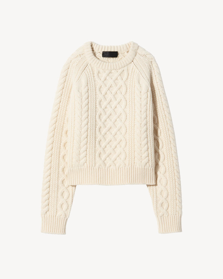 Nili Lotan - Ivory Coras Sweater - Kalifornia Jean Bar