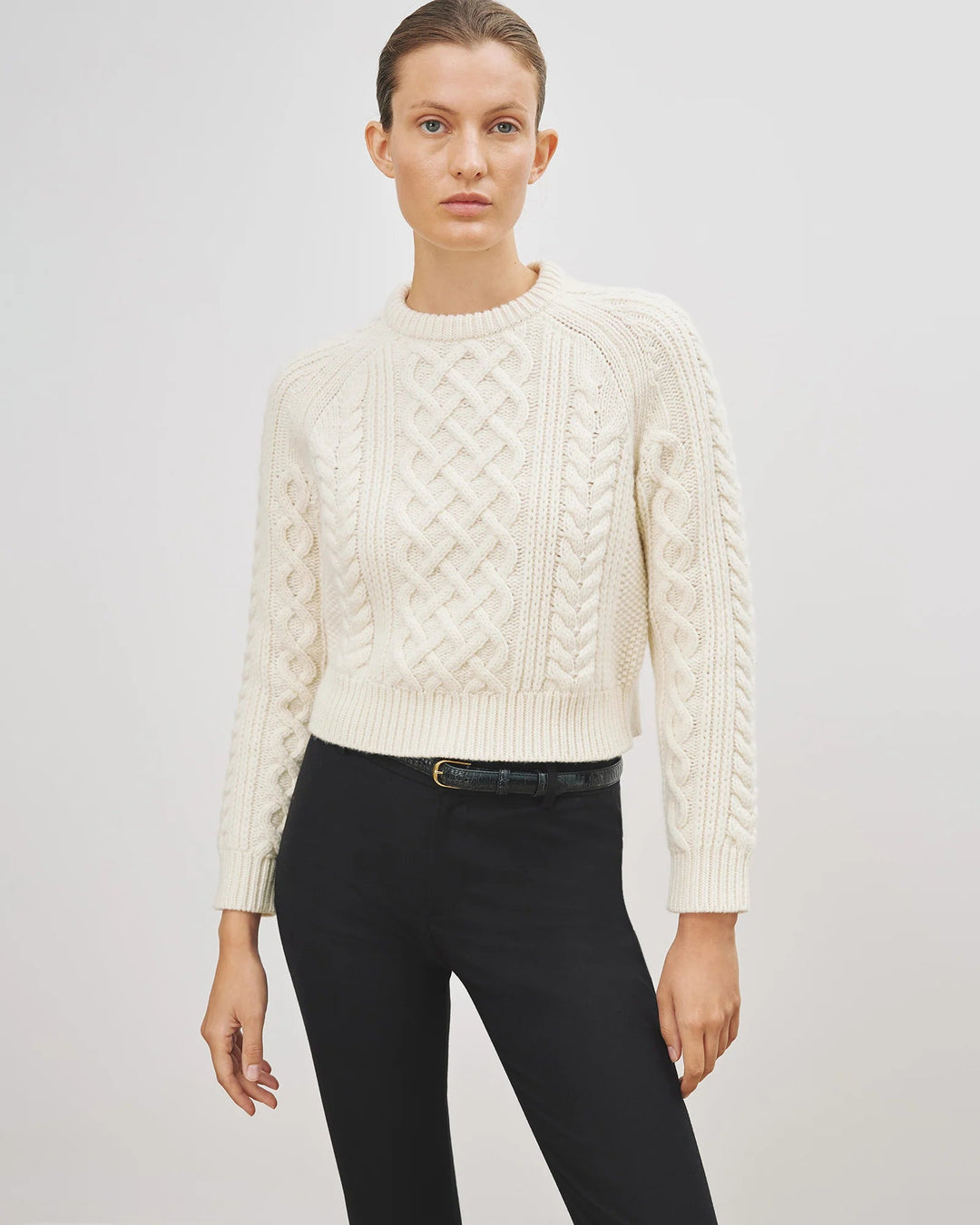 Nili Lotan - Ivory Coras Sweater - Kalifornia Jean Bar