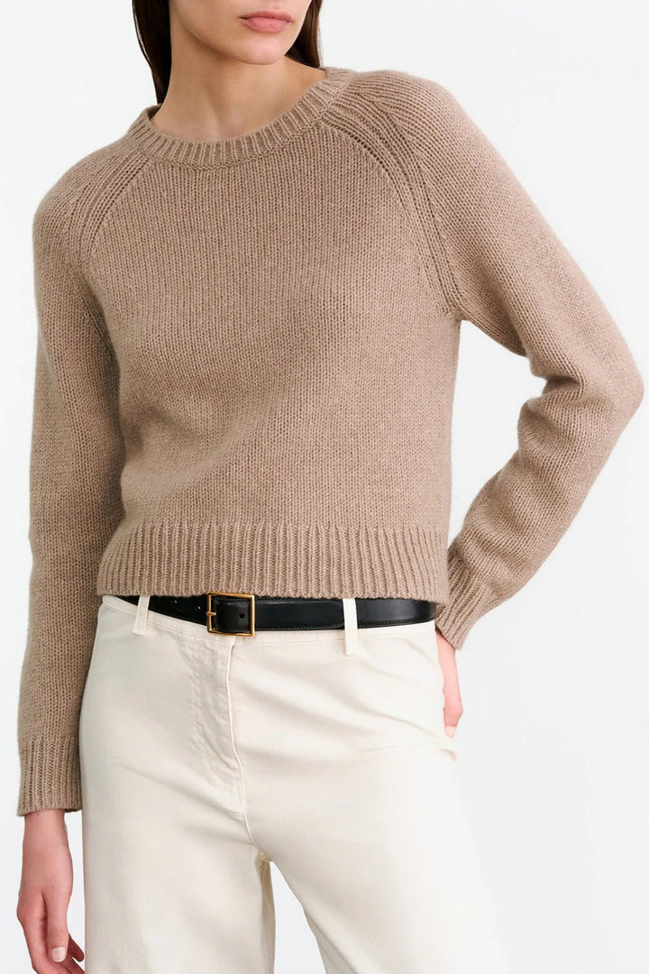 Nili Lotan - Laurel Sweater Taupe Melange - Kalifornia Jean Bar