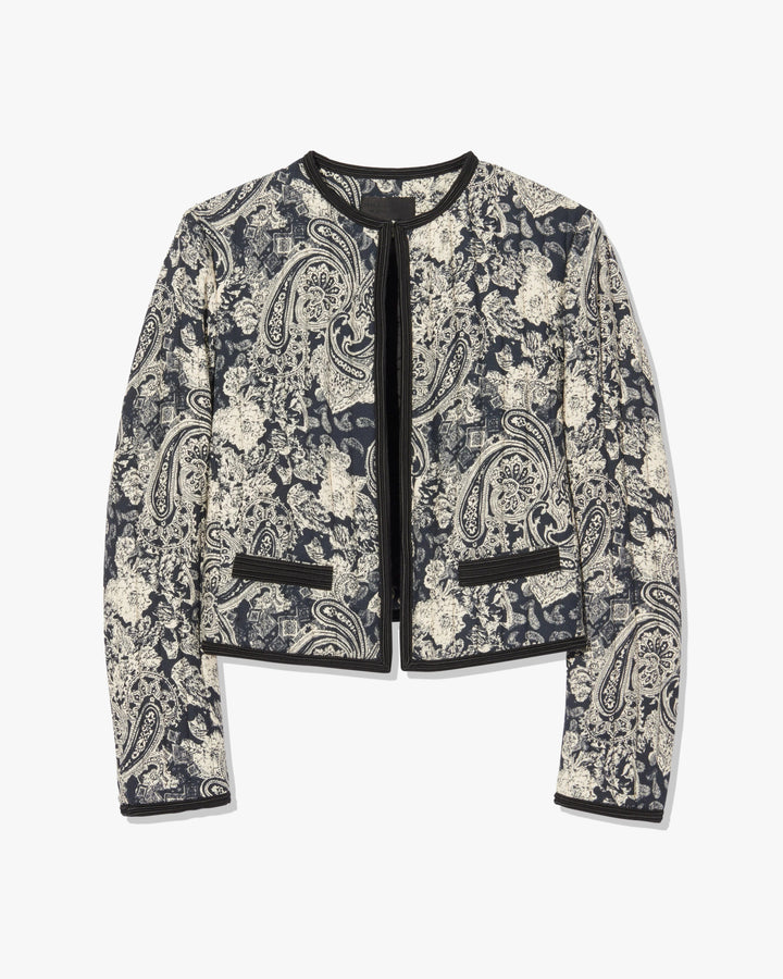 Nili Lotan - Mixed Paisley Bono Jacket - Kalifornia Jean Bar