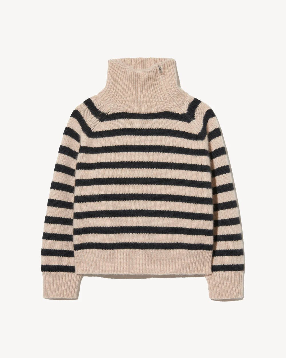 Nili Lotan - Raelynn Stripe Sweater in Parchment/Black Stripe - Kalifornia Jean Bar
