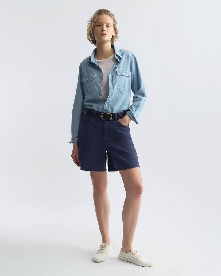 Nili Lotan - Russel Short Admiral Blue - Kalifornia Jean Bar