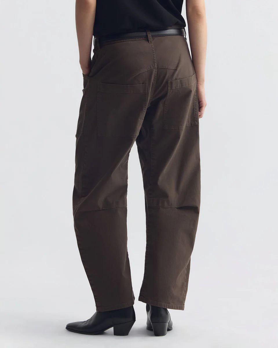 Nili Lotan - Shon Pant Dark Walnut - Kalifornia Jean Bar