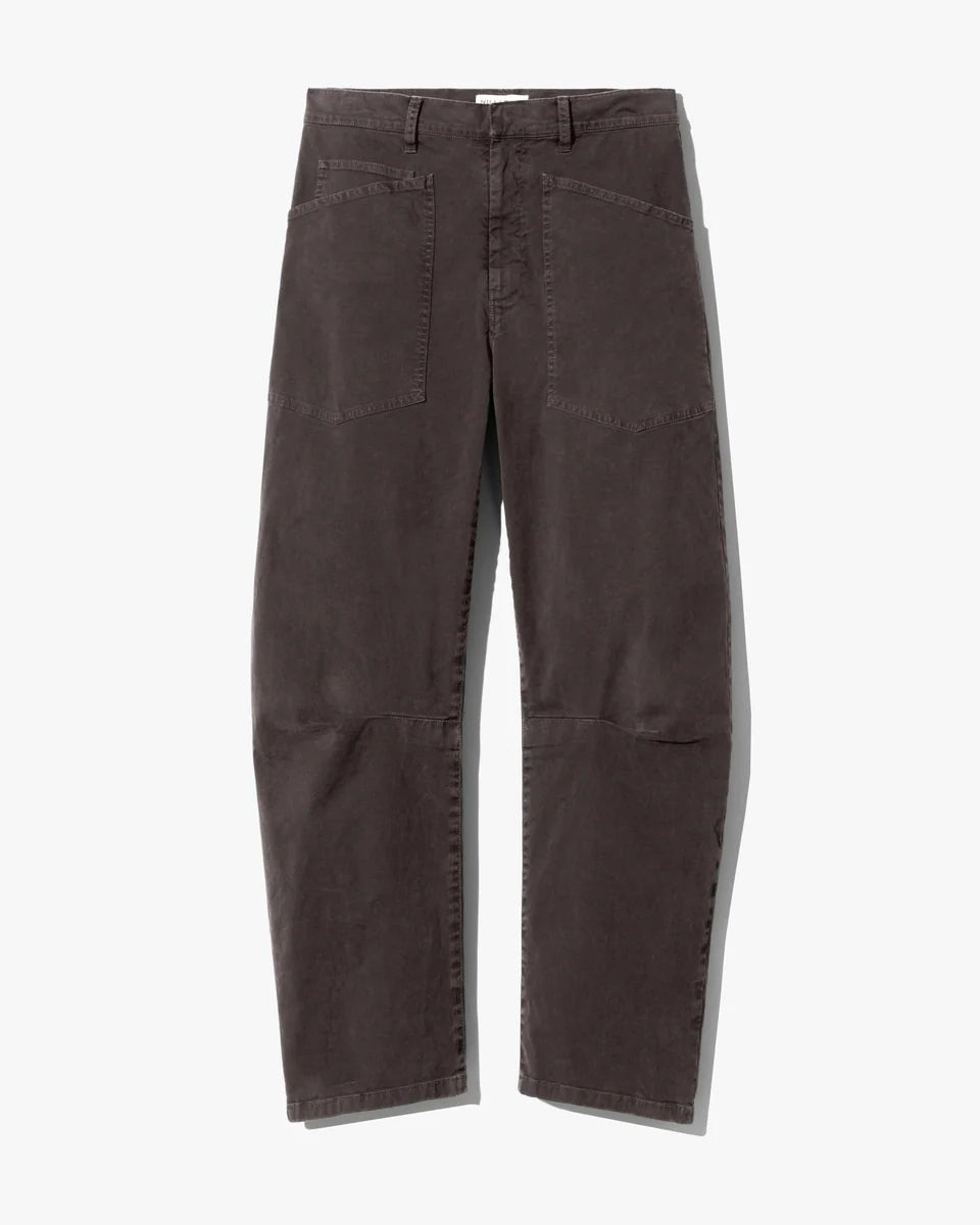 Nili Lotan - Shon Pant Dark Walnut - Kalifornia Jean Bar