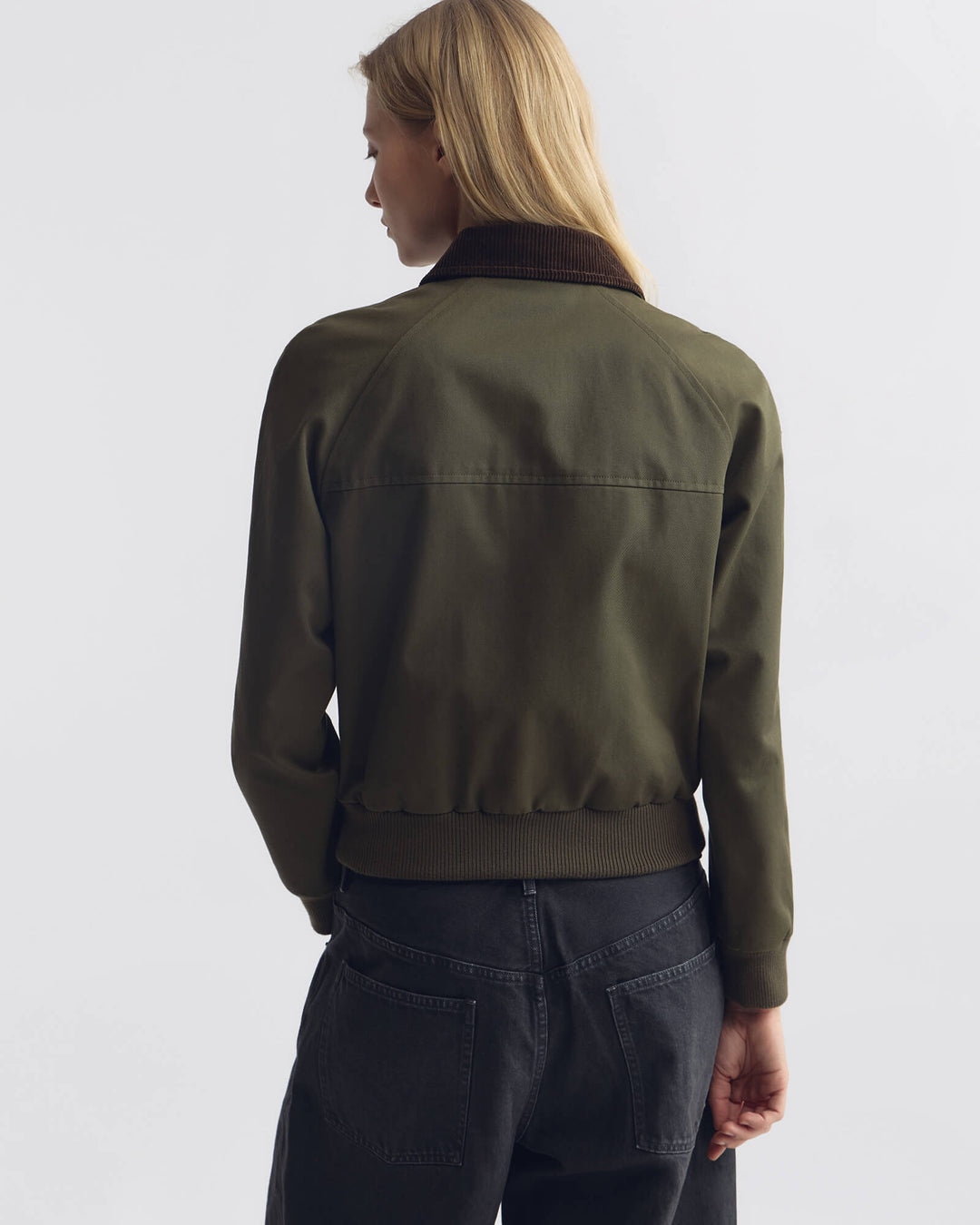 Nili Lotan - Victor Army Green Bomber Jacket - Kalifornia Jean Bar