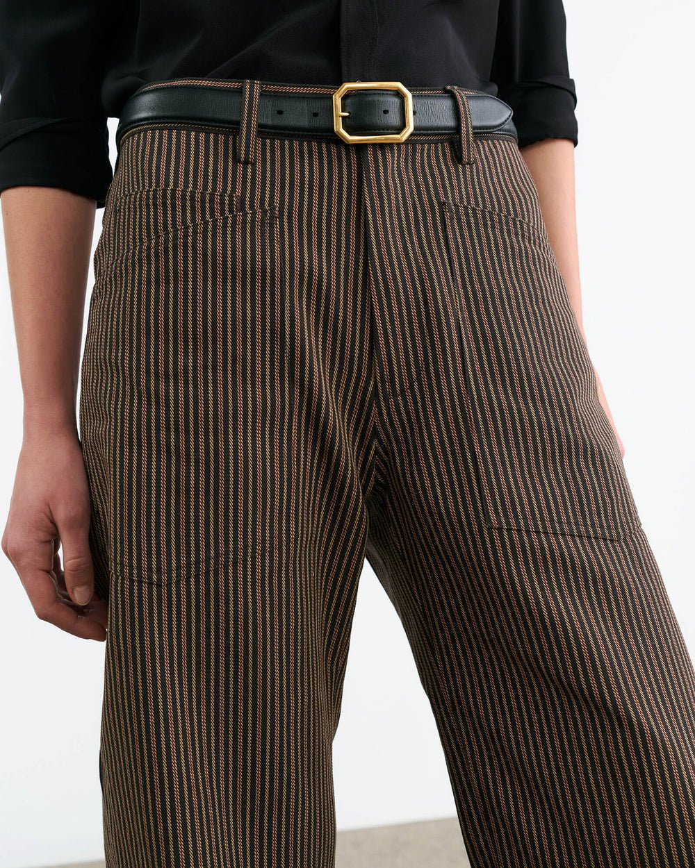 Nili Lotan - Vintage Railroad Stripe Shon Jean - Kalifornia Jean Bar