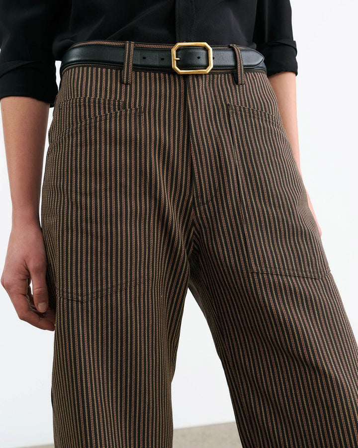 Nili Lotan - Vintage Railroad Stripe Shon Jean - Kalifornia Jean Bar