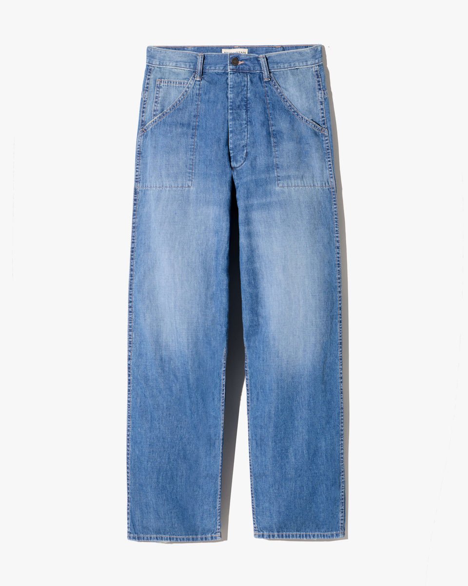Nili Lotan - Whitney Denim Pant in Delancey Wash - Kalifornia Jean Bar
