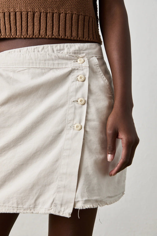 NSF - Everly Skirt in Soft White - Kalifornia Jean BarNSF - Everly Skirt in Soft White