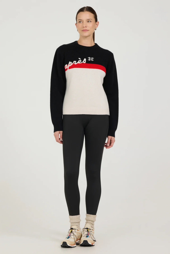 One Grey Day - Après Sport Crewneck Black Combo - Kalifornia Jean Bar