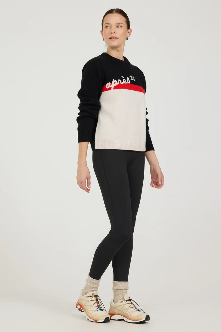 One Grey Day - Après Sport Crewneck Black Combo - Kalifornia Jean Bar