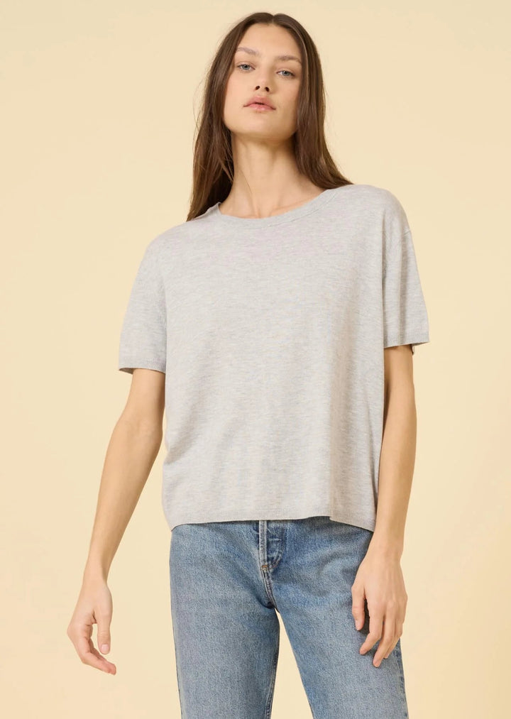 One Grey Day - Heather Grey Bianca Tee - Kalifornia Jean Bar