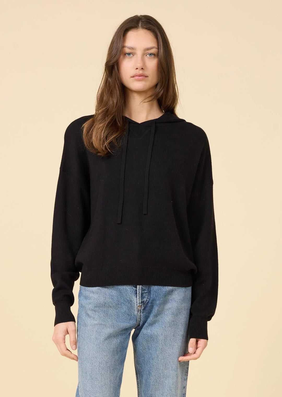 One Grey Day - Warwick Hoodie in Black - Kalifornia Jean Bar