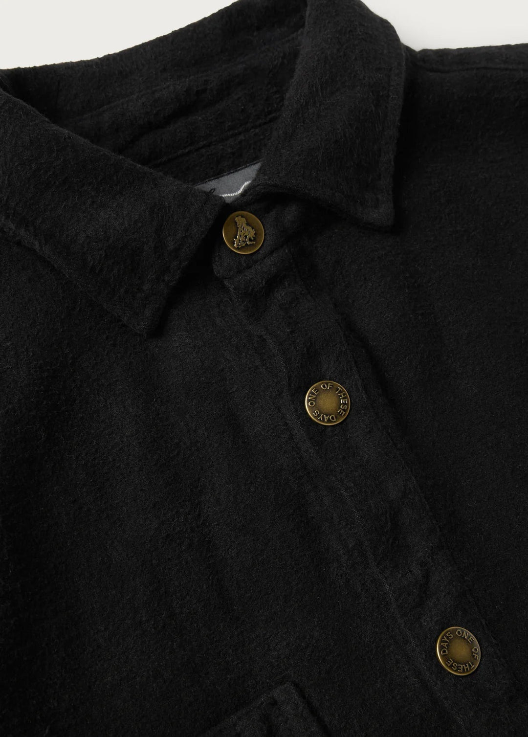 One Of These Days - Canton Overshirt in Black - Kalifornia Jean Bar