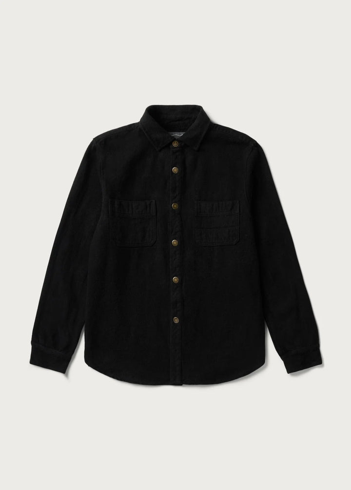 One Of These Days - Canton Overshirt in Black - Kalifornia Jean Bar