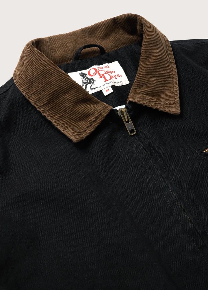 One of These Days - Canvas Prairie Jacket Washed Black - Kalifornia Jean Bar