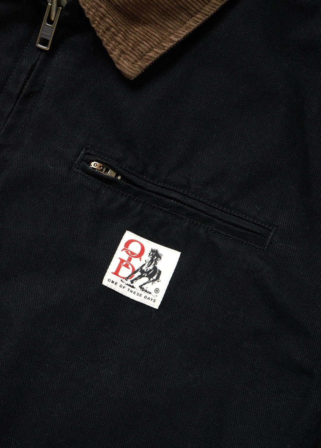 One of These Days - Canvas Prairie Jacket Washed Black - Kalifornia Jean Bar