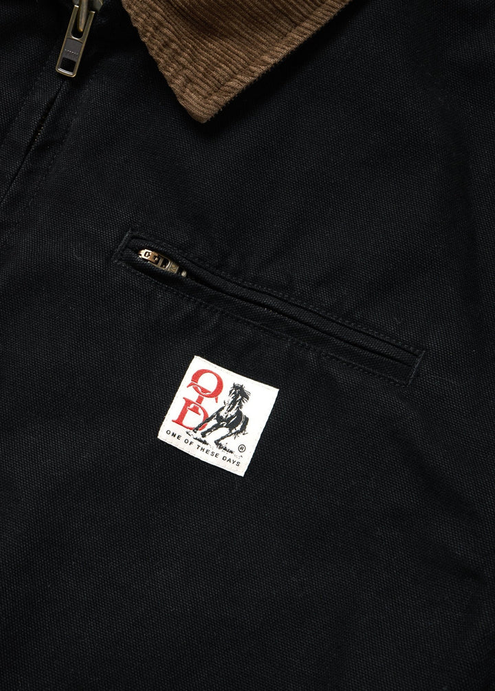 One of These Days - Canvas Prairie Jacket Washed Black - Kalifornia Jean Bar