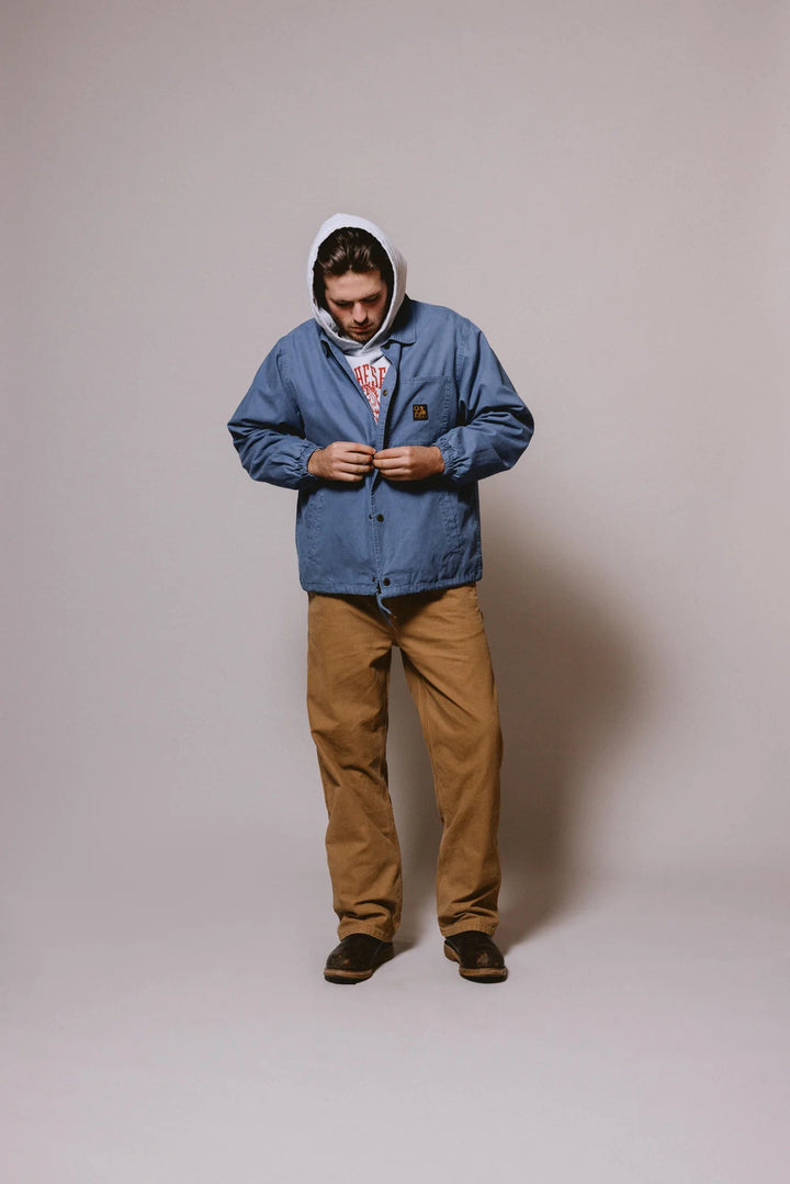 One of These Days - Coaches Jacket in Blue - Kalifornia Jean Bar