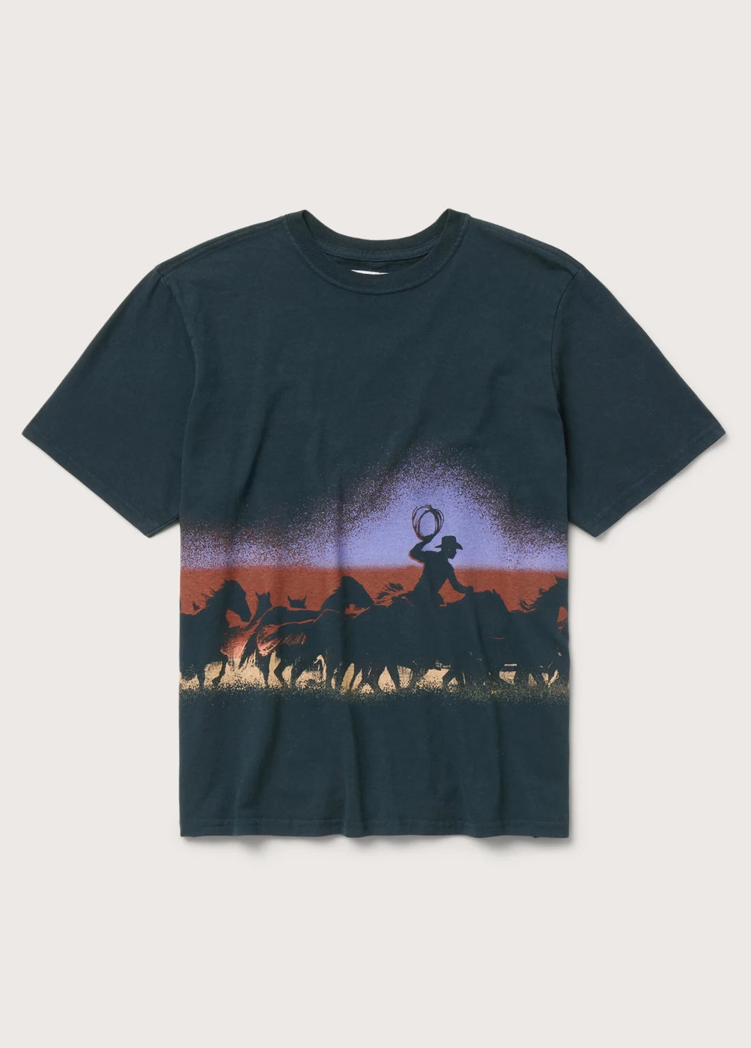 One of These Days - Driftin' Away Shirt Washed Black - Kalifornia Jean Bar