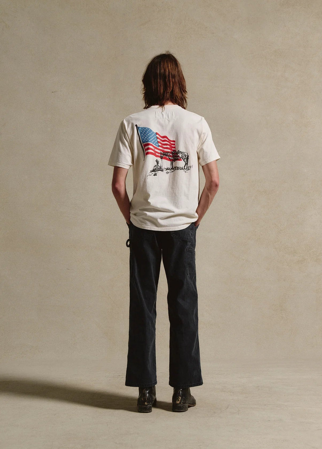 One Of These Days - Painter Pants in Washed Black - Kalifornia Jean Bar