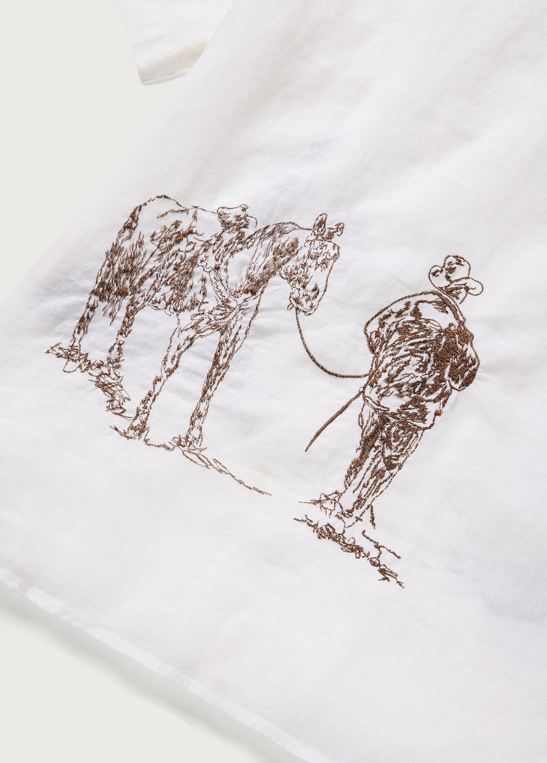 One of These Days - Remember Me Camp Shirt in Ivory - Kalifornia Jean Bar