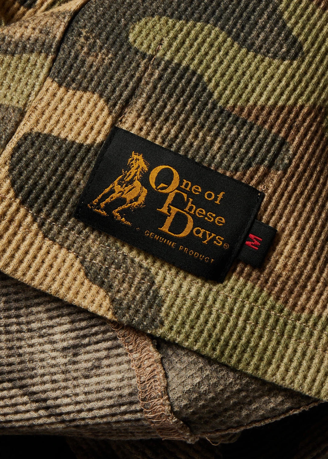 One of These Days - Reversible Woodland Camo Thermal - Kalifornia Jean Bar