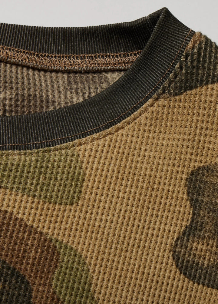 One of These Days - Reversible Woodland Camo Thermal - Kalifornia Jean Bar