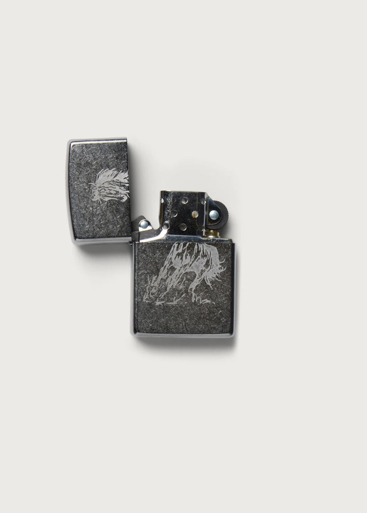 One of These Days - Silver Running Horse Zippo Lighter - Kalifornia Jean Bar