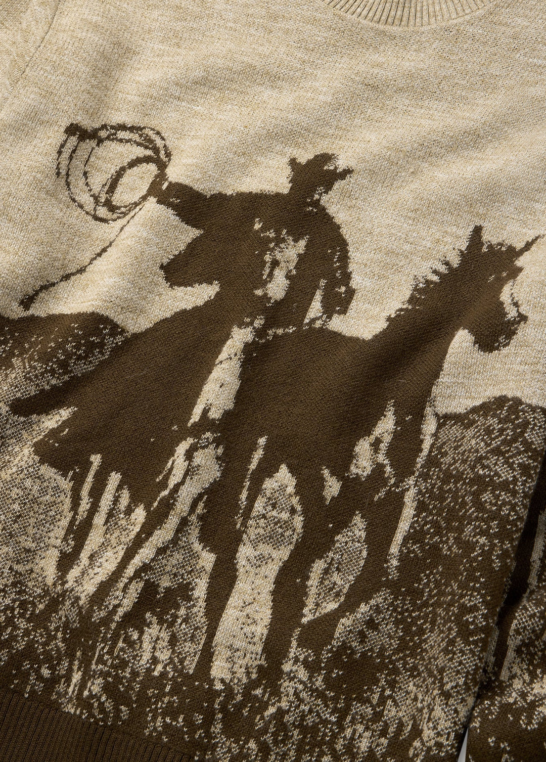 One of These Days - Spirit of the Planes Brown Knit Sweater - Kalifornia Jean Bar