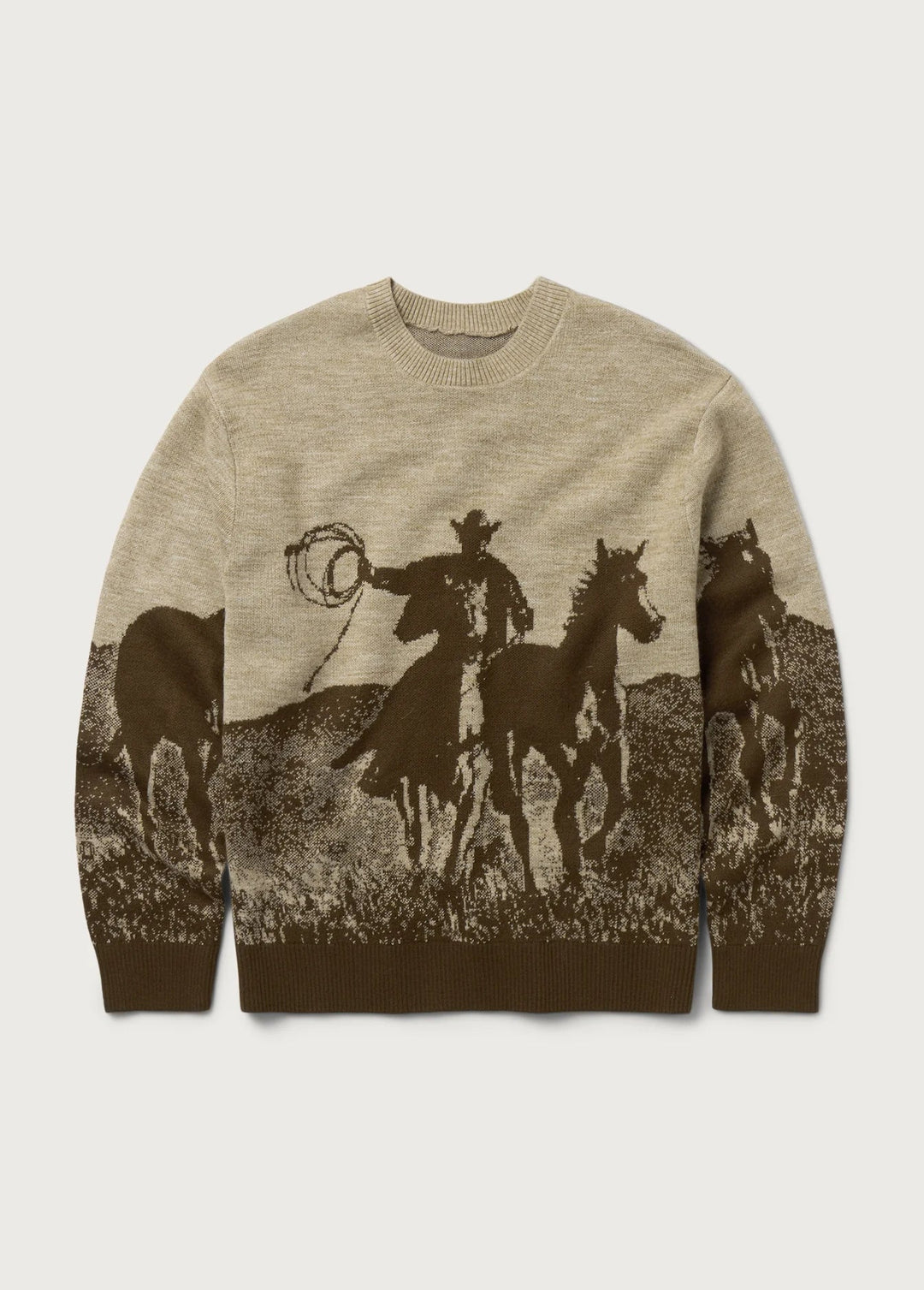 One of These Days - Spirit of the Planes Brown Knit Sweater - Kalifornia Jean Bar