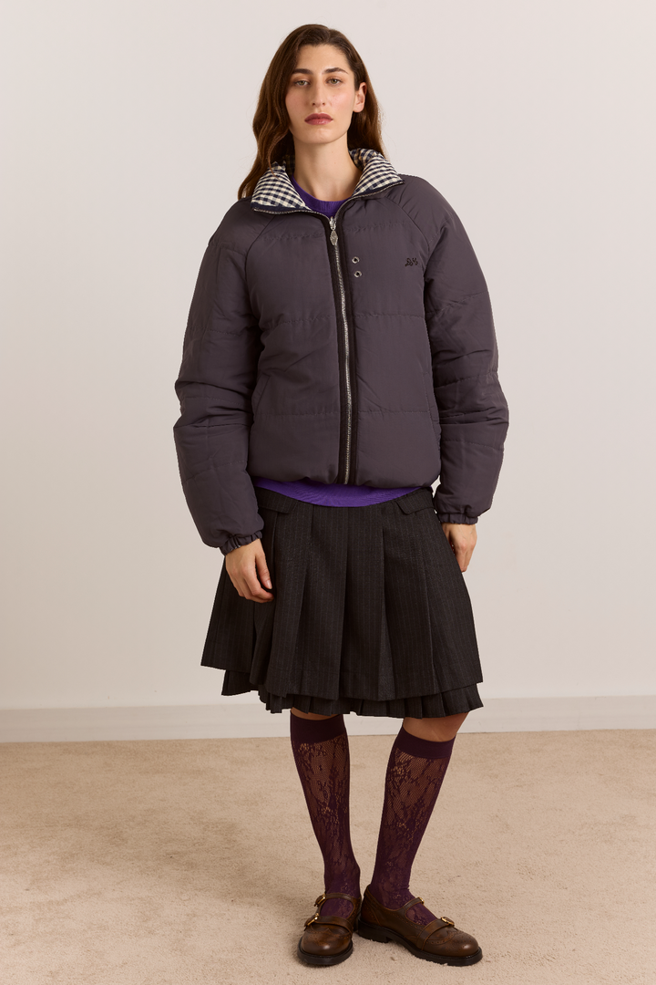 Damson Madder - Opal Puffer in Mix Gingham - Kalifornia Jean Bar