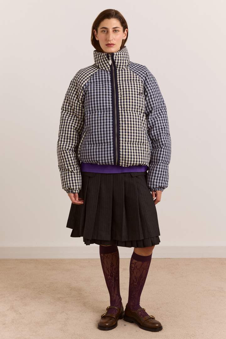 Damson Madder - Opal Puffer in Mix Gingham - Kalifornia Jean Bar