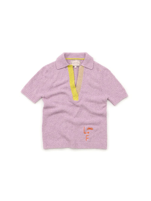 Lingua Franca - Lilac Frost Miller Boucle Polo