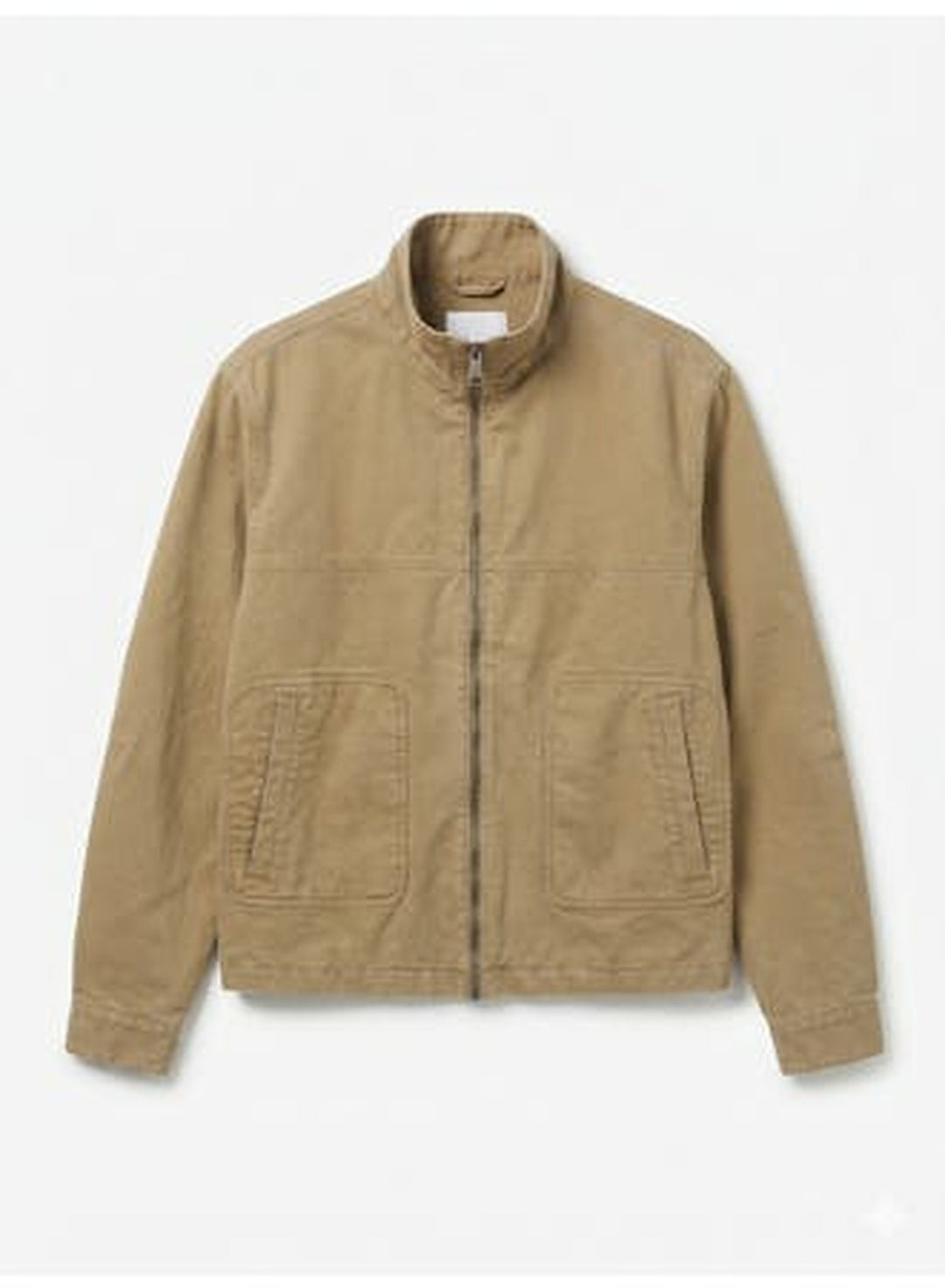 Percival - Jackson Canvas Boxy Harrington Jacket Cream