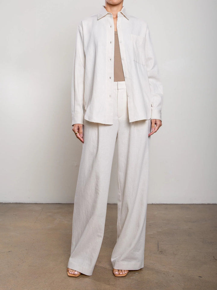 Pharaoh - Spencer Bone Linen Twill Pant - Kalifornia Jean Bar