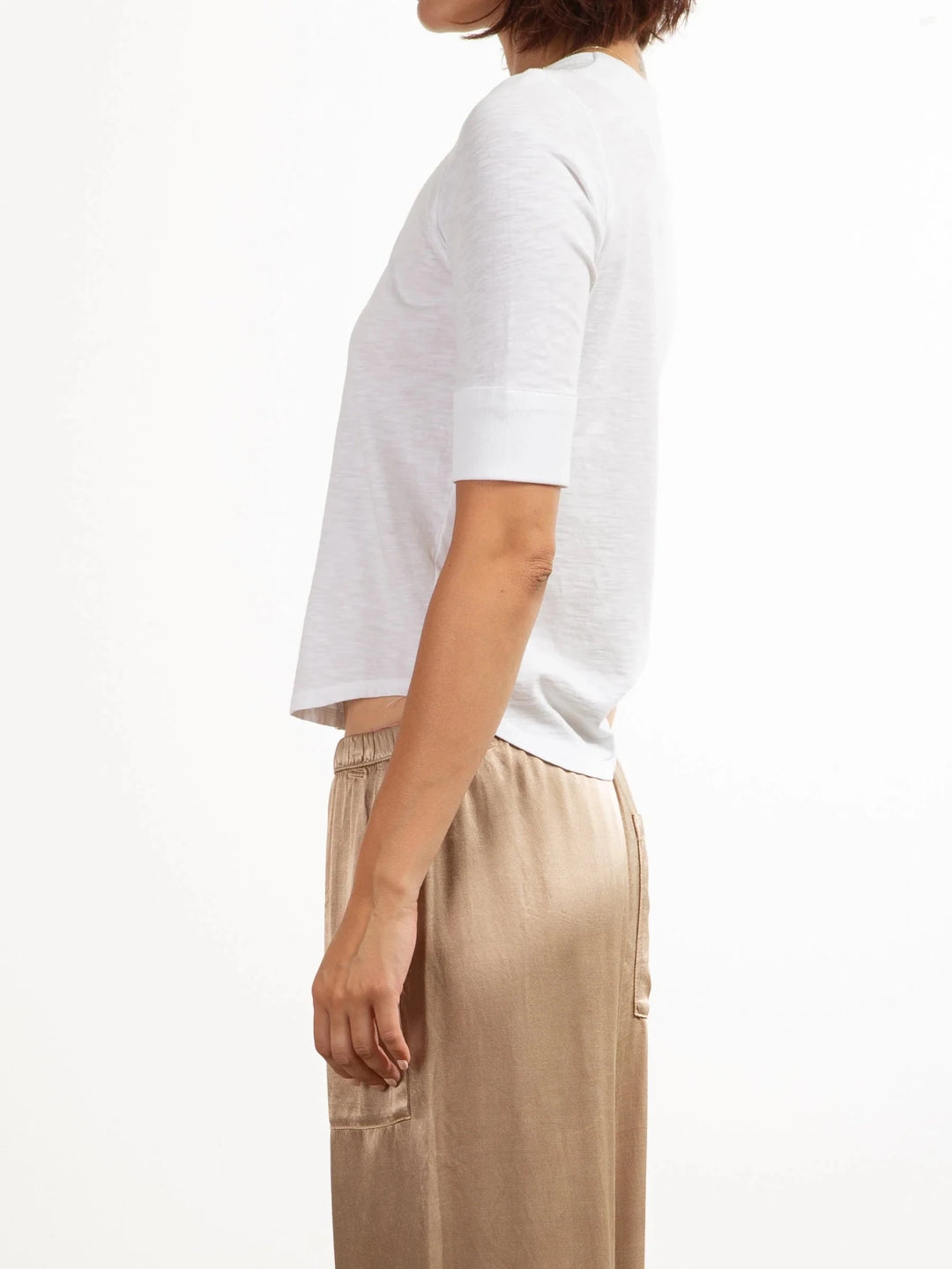 Pharaoh - White Giada Tee Supima Slub - Kalifornia Jean Bar