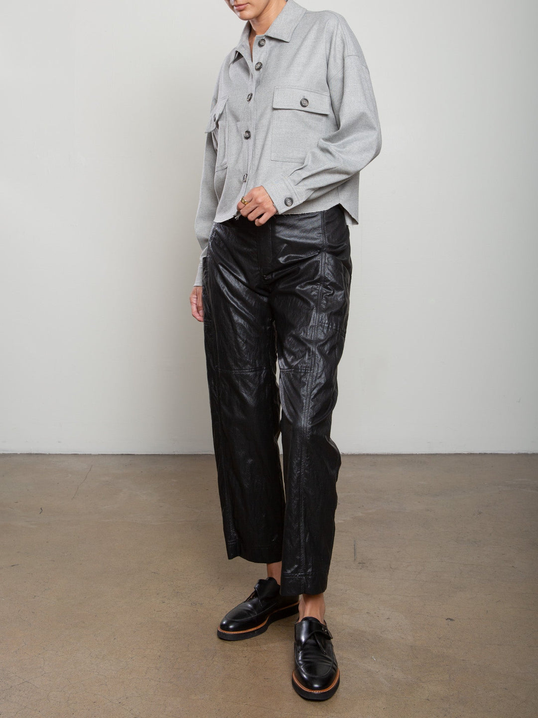 Pharoah - Izzy Shirt in Cambridge Flannel - Kalifornia Jean Bar