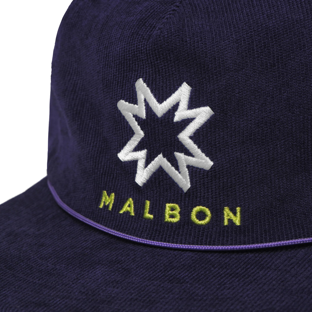 Malbon - Purple Corduroy Golf & Ski Hat