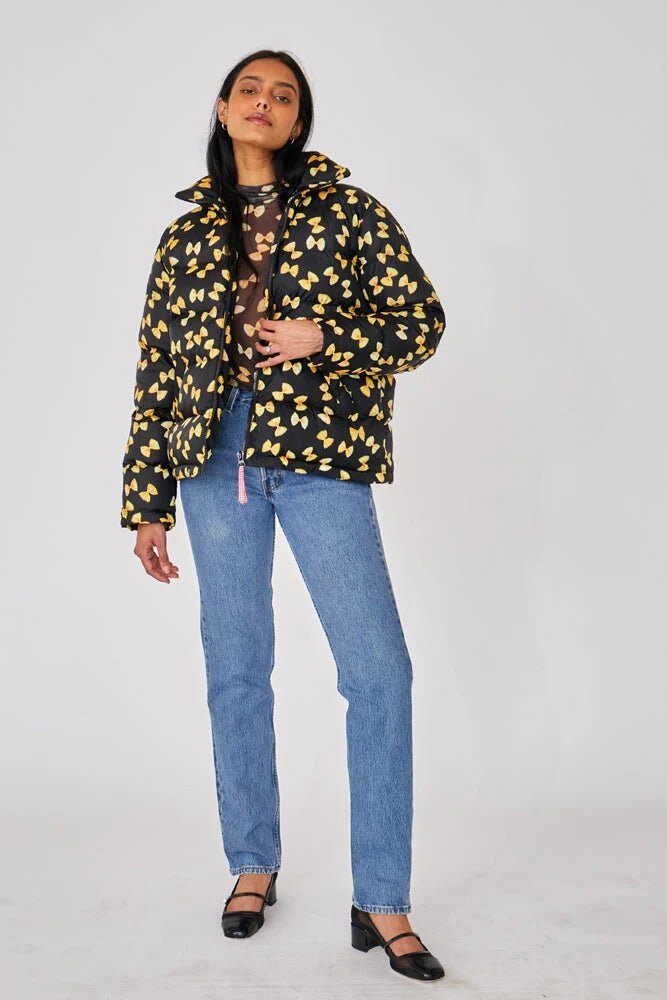 Rachel Antonoff - Pasta Print Parker Puffer - Kalifornia Jean Bar