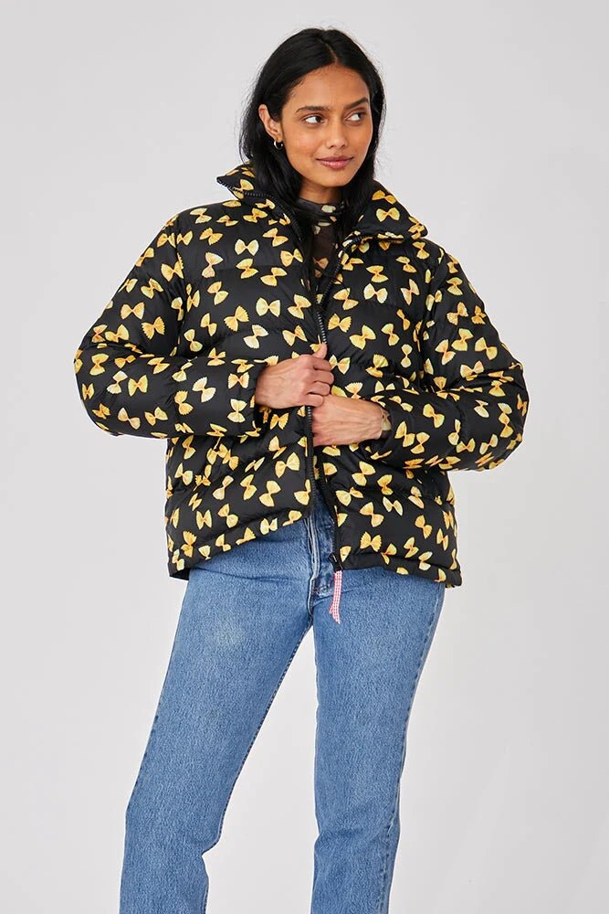 Rachel Antonoff - Pasta Print Parker Puffer - Kalifornia Jean Bar