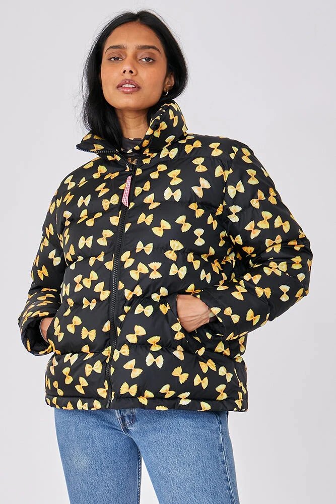 Rachel Antonoff - Pasta Print Parker Puffer - Kalifornia Jean Bar